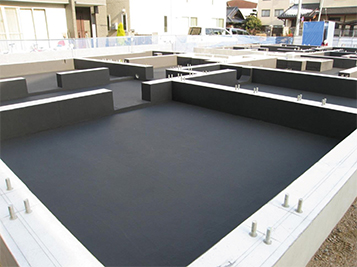 CHACO PAINT 施工例 基礎内部